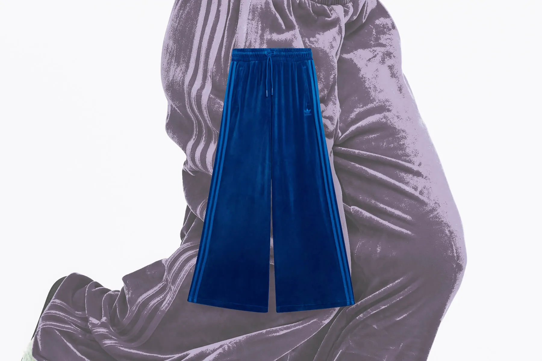 Adidas Originals x Jeremy Scott Women's Track Pants - Blue